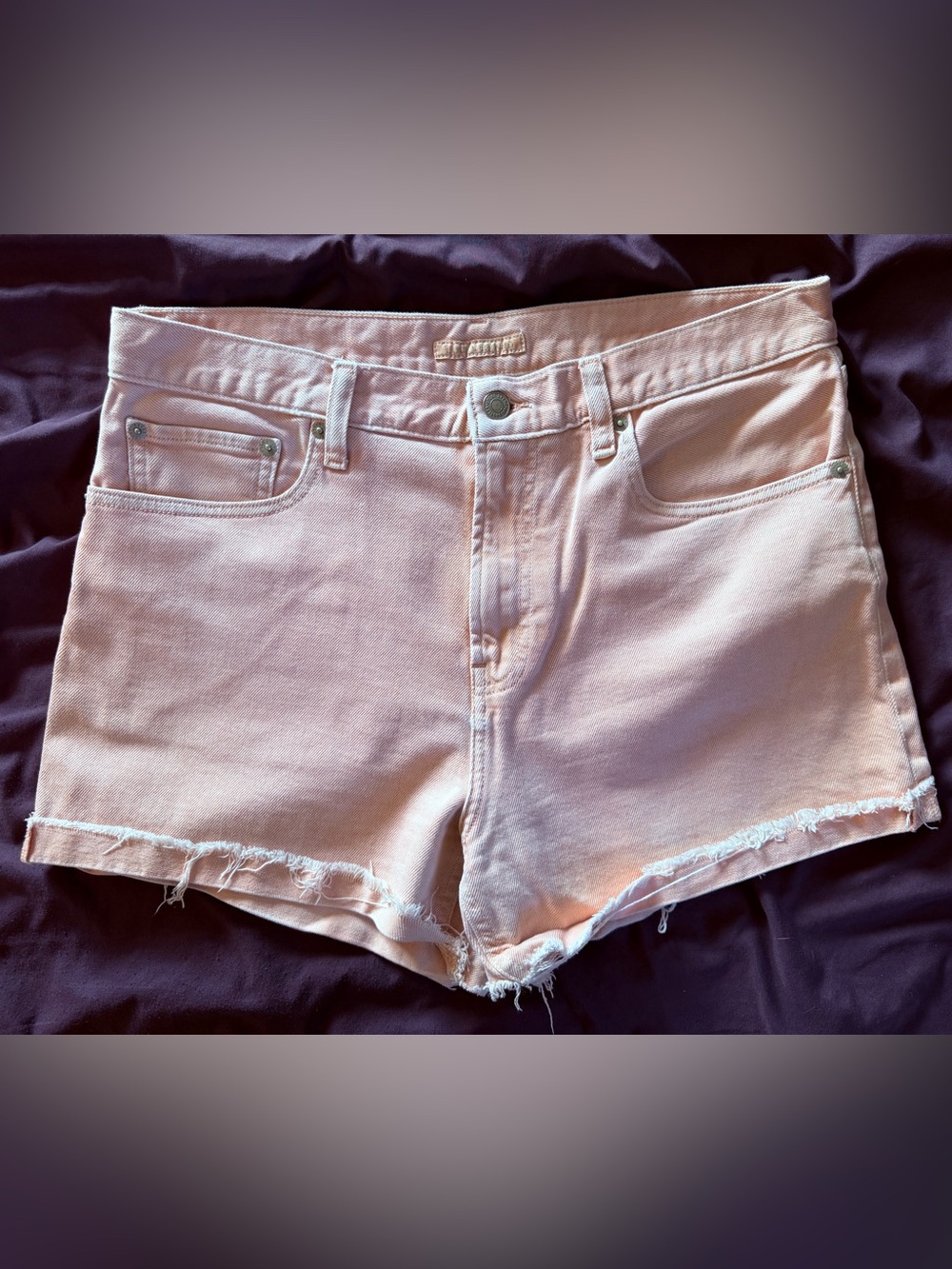 Lucky Brand Pale Pink Denim Cutoff Shorts - Women’s Size 10 (30)